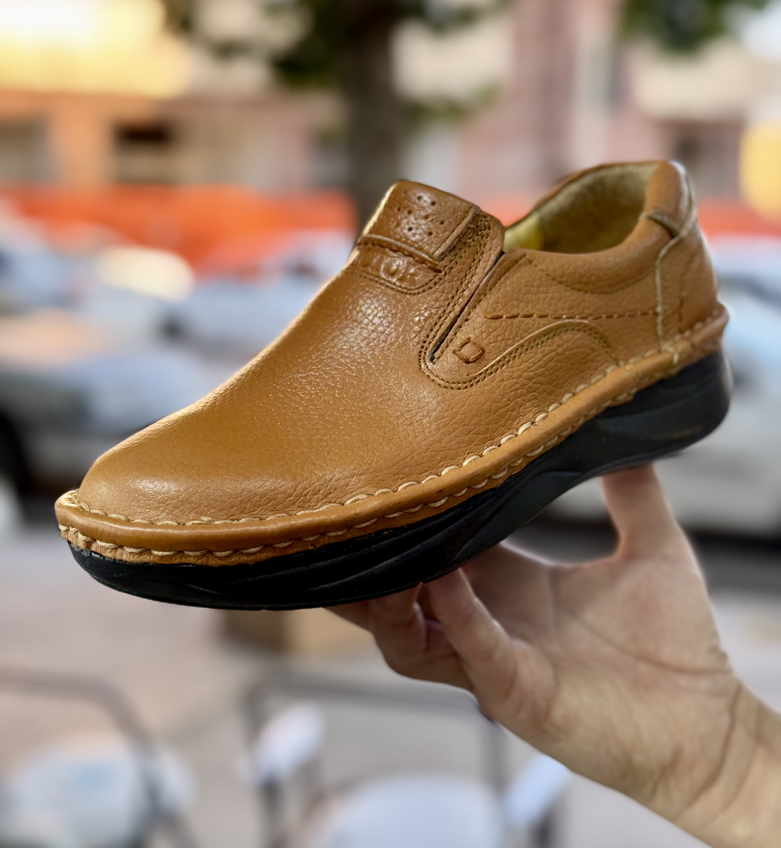 کفش پیاده رویی مردانه تمام چرم طبی اصل کد 319