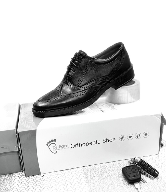 کفش مشکی مجلسی پیاده رویی