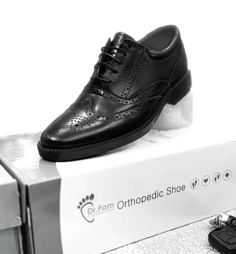 کفش مشکی مجلسی پیاده رویی