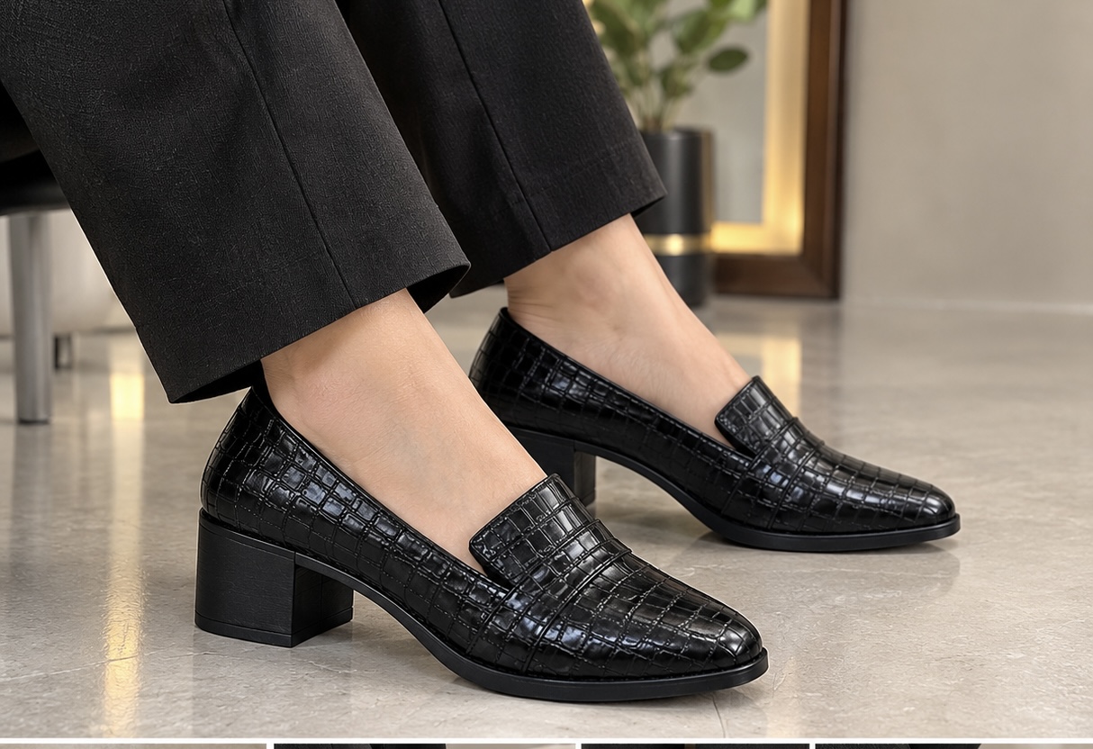خرید کفش طبی مجلسی زنانه بونتی زیره پی یو و کفی طبی کد ۲۲۳